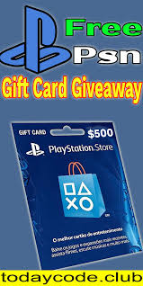Maybe you would like to learn more about one of these? Playstation Store 500 Gift Card Free Gift Cards Free Gift Card Generator Gift Card Generator