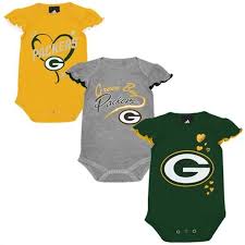 Green Bay Packers Baby 6m 12m 18m 24m Onesie Creeper Apparel