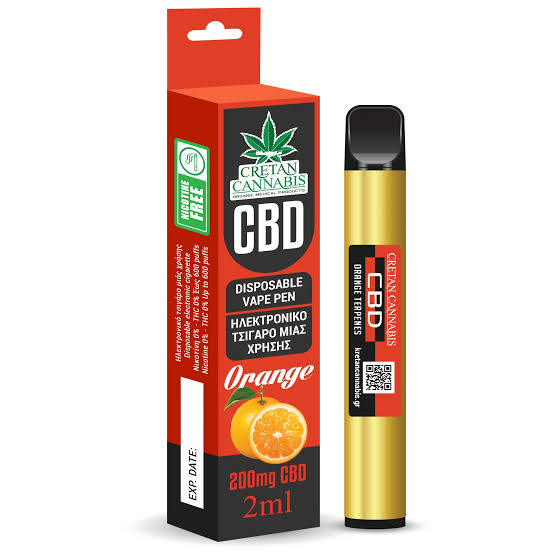 Disposable CBD Vape Pen Ice Tea - Cretan Cannabis