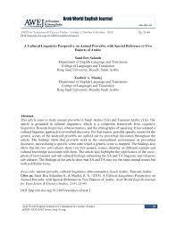We did not find results for: Pdf A Cultural Linguistics Perspective On Animal Proverbs With Special Reference To Two Dialects Of Arabic