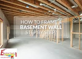 Learn our tips for building walls. How To Frame A Basement Wall Step By Step Et Painters