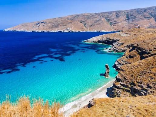 Παραλία της Γριάς το Πήδημα στην Άνδρο | Andros Secrets