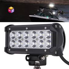 6 Inch Led Work Light Bar Waterproof Marine Boat Part Wellcraft Searay Bayliner Mac Bar Lighting Led Work Light Led Light Bars