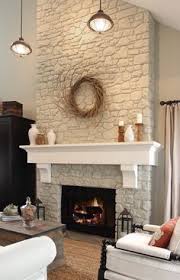 Painted Rock Fireplaces Corner Fireplace Makeover Corner Fireplace Furniture Arrangement Fireplace Remodel