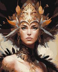 Woman Paint by Numbers Kit DIY