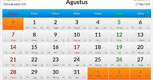 Pananggalan jawa) is the calendar of the javanese people.it is used concurrently with two other calendars, the gregorian calendar and the islamic calendar.the gregorian calendar is the official calendar of the republic of indonesia and civil society, while the islamic calendar is used by muslims and the indonesian. Kalender 2015 Indonesia Lengkap