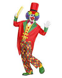 A typical clown clowns are comic performers clowns are comic performers stereotypically characterized by the grotesque image of the circus clown's. Clown Costume With Tails And Top Hat For Carnival Horror Shop Com