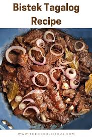 Bistek Tagalog Recipe In 2020 Bistek Tagalog Beef Beef Recipes