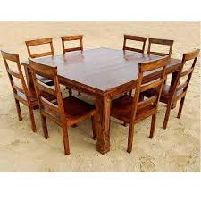 9 pc dining room set for 8 dining table with leaf and 8 dining chairs. 10 Square Dining Table For 8 Persons Quality Teak