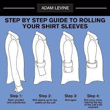 How To Roll Up Your Sleeves As If You Needed Showing How To Roll Sleeves Mens Shirt Dress Shirt Sleeves