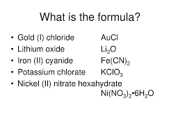 In this video we'll write the correct formula for lithium oxide. Ppt Nomenclature Rules Powerpoint Presentation Free Download Id 5585215