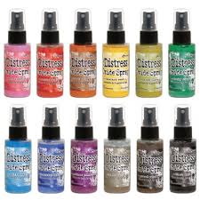 Tim Holtz Distress Oxide Spray Set Of 12 Ranger Ranger123 Tim Holtz Tim Holtz Distressed Ranger Ink