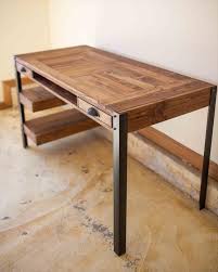 Pallet Desk With Drawers And Shelves Pallet Furniture Diy Diy Pallet Furniture Pallet Furniture Desk With Drawers
