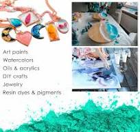 US Art Supply Jewelescent Mica Pearl Pigment Powder, Aqua 3.5 oz (100g)  Pouch - Cosmetic Grade, Epoxy Resin Color Pigment, Mica Powder for Resin,  ...
