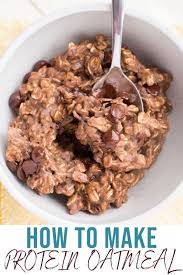 Maybe you would like to learn more about one of these? Chocolate Protein Powder Oatmeal Healthy Breakfast Recipe