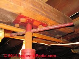 Basement jack post tagged at onegoodthing.us. Structural Columns Piers Inspection For Defects