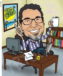 Custom Caricature Portrait Drawing From Photo Personalized Cartoon Digital  Illustration Business Coworker Boss Retirement Friend Family Gift