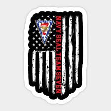 Seal team ou seal team : Navy Seal Team Seven American Flag Seal Team 7 Sticker Teepublic Navy Seals Seal Team Us Navy Seals