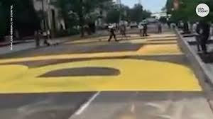 It won't be that way for long. Dc Renames Street Black Lives Matter Plaza To Honor Floyd Protesters