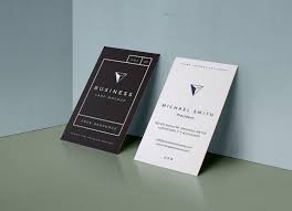 When it comes to your business, don't wait for opportunity, create it! Free Letterpress Vertical Business Card Mockup Psd Good Mockups