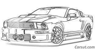 Cars tekening voor kinderen printen online. Afbeeldingsresultaat Voor Ford Mustang Tekening Kleuren Sportauto S Kunstwerk