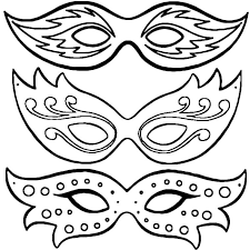 coloriage masques de carnaval a imprimer gratuit az mardi gras mask template crafts pelle simple