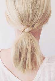 A Cute Updo Idea For Lobs Hair Styles Short Hair Ponytail Short Hair Updo