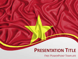 Vietnam Flag Powerpoint Template Presentationgo Com China Flag Powerpoint Templates Vietnam Flag