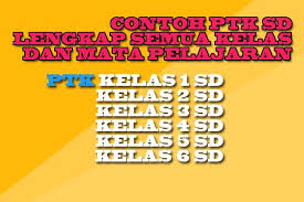 Maybe you would like to learn more about one of these? Contoh Ptk Sd Lengkap Semua Kelas Dan Mata Pelajaran Operator Sekolah