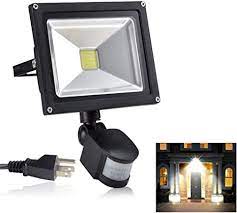 Lepower 45w led security lights motion sensor light outdoor, 4500lm motion flood light, 5000k, ip65 waterproof, durable adjustable 3 head sensor light motion detector for garage, yard, patio, porch. Dllt 30w Led Motion Sensor Flood Lights Outdoor Pir Induction Lamp Intelligent Light 6000k Cool White 240w Bulb Equivalent 2400lm Super Bright Waterproof Security Floodlight Amazon Com