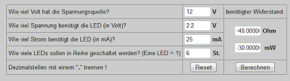 led widerstandsrechner doityourself hifi forum de bildergalerie