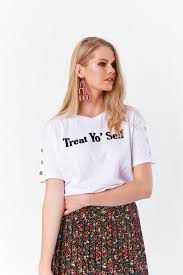 Treat Yo Self Yazili T Shirt Tshirt Moda Ekatekstil Fashion Giyim