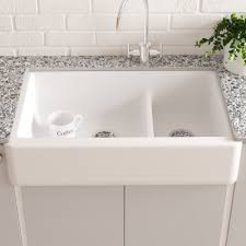 Maybe you would like to learn more about one of these? K 6427 0 7 Fd Kohler Whitehaven Smart Divide 36 L X 22 W Farmhouse Double Bowl Kitchen Sink With Tall Apron Reviews Wayfair