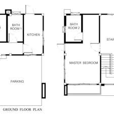ground floor and second floor plans of
