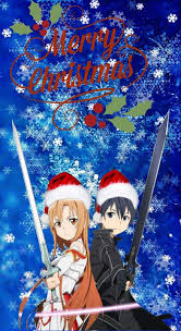 @4kwallpaper, tomado con un cámara desconocida 11/01 2017 la foto tomada con. Fondos De Pantalla Navidad Sword Art Online Sao Amino