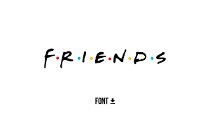 Friends font with dots maker. Friends Font With Dots Free Graphic Pie