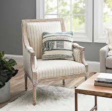 Find The Best Affordable Farmhouse Armchairs And Accent Chairs Stripe Accent Chair Accent Chairs Farmhouse Accent Chair