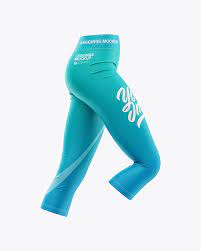 Download Active 3 4 Women S Leggings Side View In Apparel Mockups On Yellow Images Object Mockups
