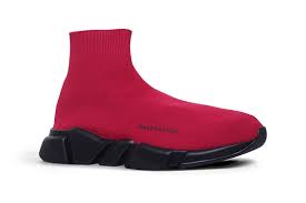 Balenciaga speed trainer bb black white. Where To Buy Balenciaga S Speed Trainer In Red Hypebae