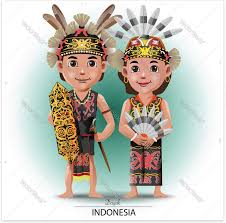 Jatmika Pakaian Adat Tradisional Di Indonesia Kartun Seni Tradisional Pakaian