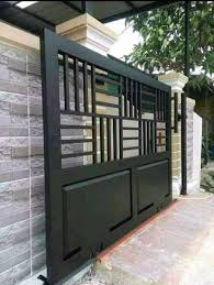 Pintu gerbang minimalis ini pun berfungsi sebagai unsur dekoratif. Pintu Gerbang Rumah Minimalis Jogja Konstruksi Dan Taman 801437422