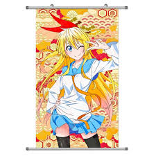 Amazon.com: A Wide Variety of Nisekoi: False Love Anime Characters Wall  Scroll Hanging Decor (Kirisaki Chitoge 8): Posters & Prints
