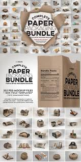 Bundle Paper Packaging Mockup Paper Packaging Packaging Mockup Packaging