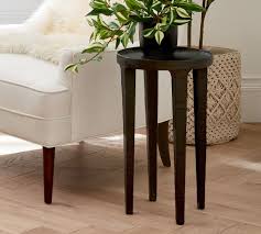 Jamie 12 Round Metal Accent Table In 2020 Metal Accent Table Round Metal Accent Table Accent Table