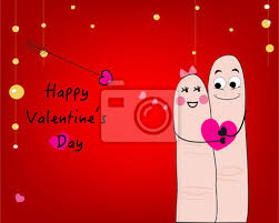So können sie sicher sein jemand ganz besonderes zu. Paar Lustige Valentinstag Karte Fototapete Fototapeten Nubes Schone Smileys Myloview De