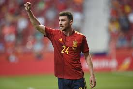 Mitfavorit spanien , bei dem der knoten erst nach dem missgeschick des keepers platzte, sicherte sich noch zudem trafen abwehrspieler aymeric laporte (45.+2) sowie die angreifer sarabia (56.) und. 90plus Mandatory Credit Photo By Bagu Blanco Pressinphoto Shutterstock 12016767bv Aymeric Laporte Of Spain Spain V Portugal Fussball International Serios Kompakt