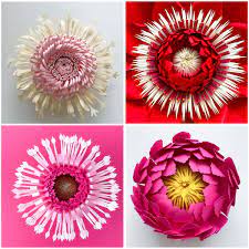 Maybe you would like to learn more about one of these? Svg Png Dxf Components For Tiny Paper Flowers On A Stem Machine Use Only Cricut And Silhouette Diy And Handmade Leaves Templates Paper Flowers Origami Aloli Ru