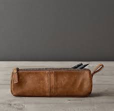 Italian Leather Pencil Case Leather Pencil Case Pencil Case Diy Leather Projects