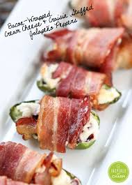 Bacon Wrapped Cream Cheese And Craisin Stuffed Jalape O Peppers Recipes Stuffed Peppers Yummy Appetizers