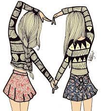 You can use bff best friends forever test app to check the strength of your friendship. Friends Forever Best Friends Bff Tekening Best Friends Forever Diy Met Zita Youtube 5 Friendly Message To Bff